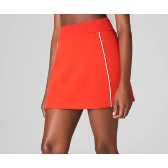 NWT SPANX AirEssentials® Pique Skort- Poppy- Size L - Picture 1 of 9